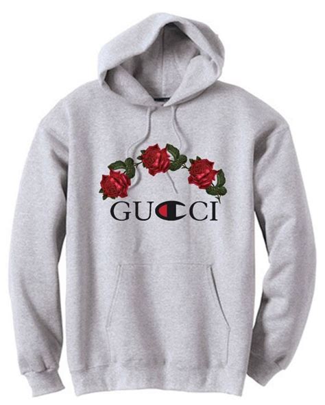 sweat gucci x champion|oversize sweatshirt with gucci print.